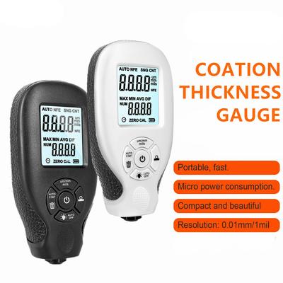 Digital Car Coating Paint Thickness Gauge LCD Display Manual Car Paint Film Tester For Cars Measuring Tools 0-2000um