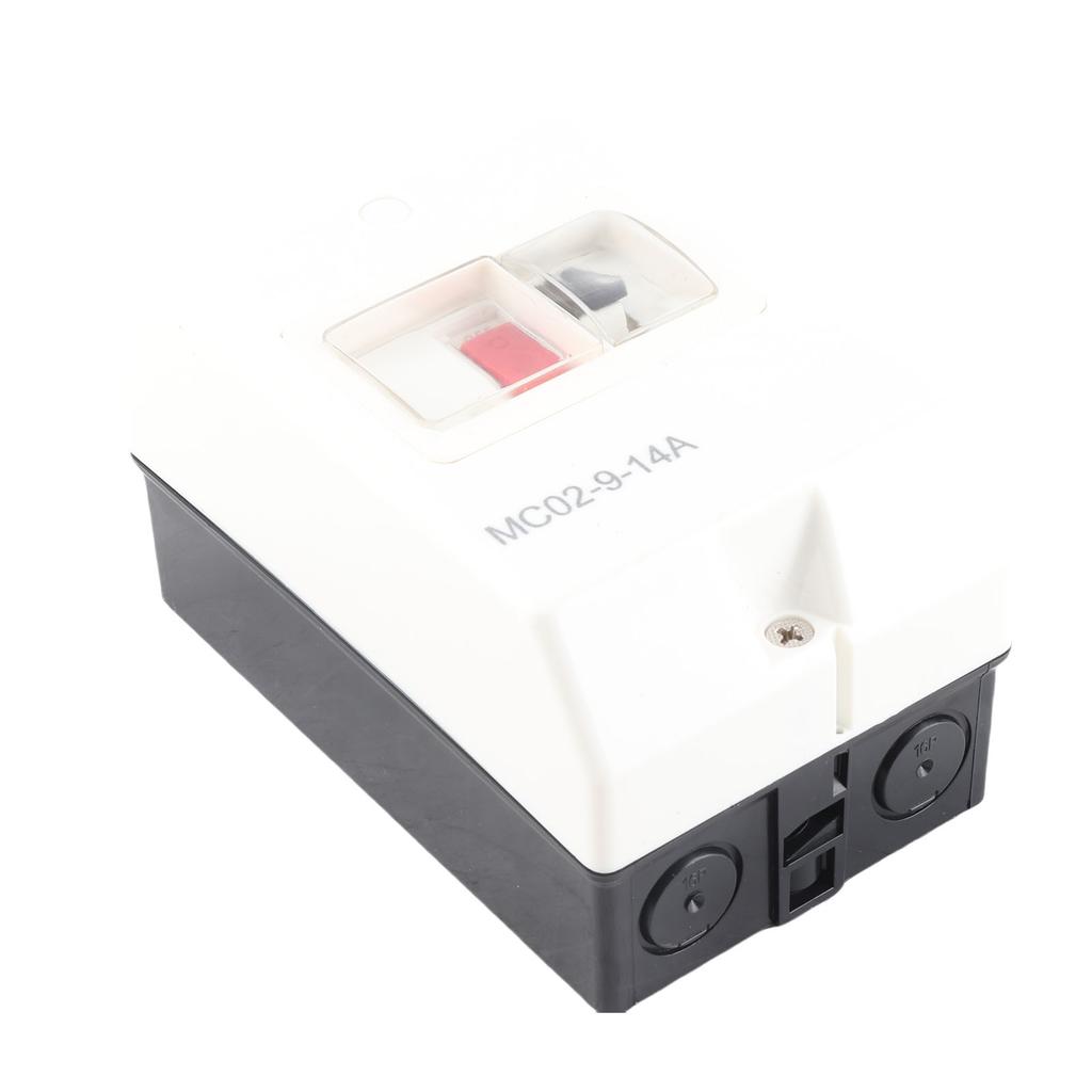 Motor Protection Switch Circuit Breaker Waterproof Protector Replacement MC02‑9‑14A 220V 380V