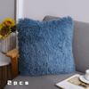 Color Home 2 Pcs Solid Pillow Sofa Plush Throw Pillowcase Office Home Cushions Without Pillow Core