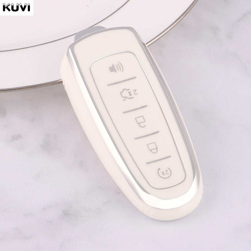 

Tpu Car Key Case Cover Shell Fob For Ford Edge Explorer Escape Focus Taurus Flex For Lincoln Mks Mkt Mkx Mkz Navigator 5 Button