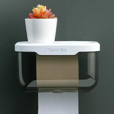 Tissue Box Waterproof Non-perforated Toilet Pumping Paper Hand Tray Paper Rack Creative Roll Paper Box
