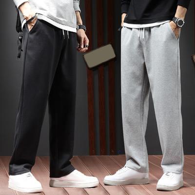 Men's Spring and Fall Casual Loose Pants Student Straight Drape Sweatpants