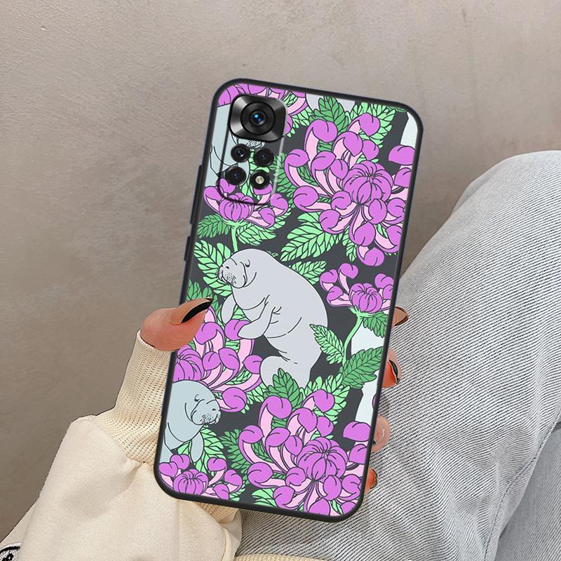 

Cute Baby Manatee For Xiaomi Redmi Note 14 9 10 11 12 13 15 Pro Plus Case Cover For Redmi 15C 14C 12C 10C 13C Redmi Note 12 4G
