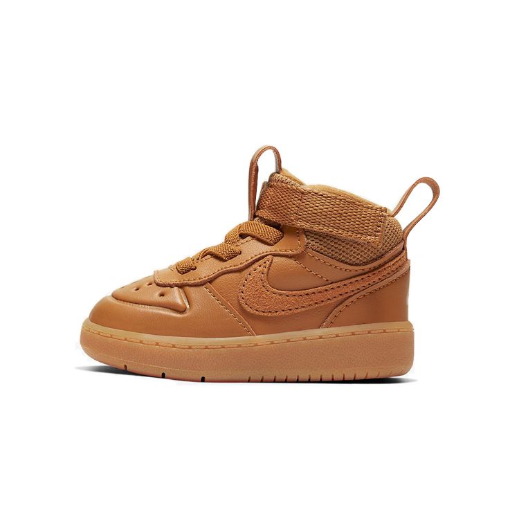 Nike Mid 2 Boot Support Mid-Top Skate Shoes Wheat Baby Boots BQ5445-700