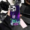 Cool G-Geometry D-Dash Game   Phone Case For iPhone17,16,15,14,13,12,11 Plus,Pro Max Colored Silver Plated Inside Cover