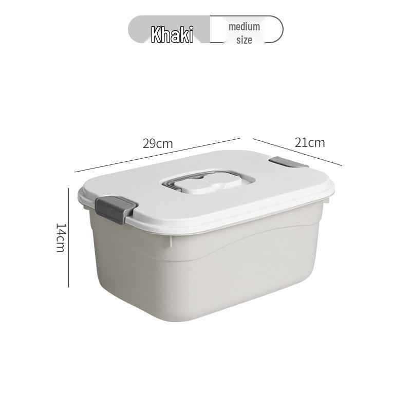Extra Large Plastic Storage Box with Lid for Clothes, Toys, and Snacks