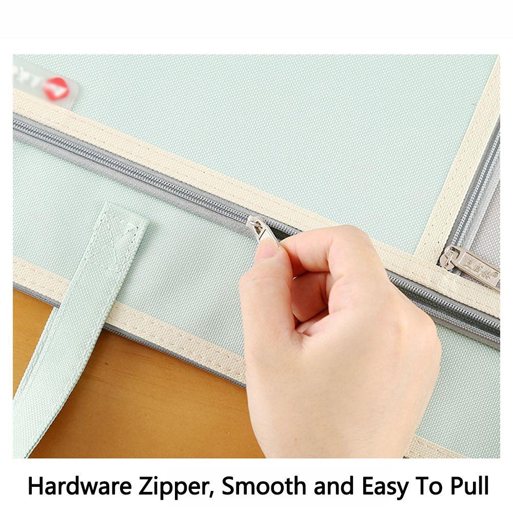 Handheld File Organizer Portable Art Storage Bag Lightweight Book Storage Bag  Artwork Storage Bag