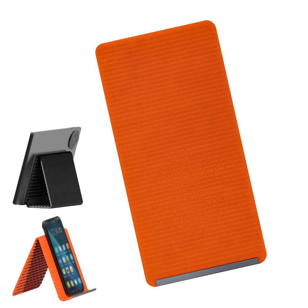 

Portable Foldable Silicone Phone Holder Bendable Freely Into Any Shape Multi-Angle Adjustable Stand For Mobile Phone Tablets помаранчевий