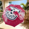 RB Leipzig Print Automatic Open Close Umbrella, Portable Foldable Umbrella, for Outdoor Commute Camping Trip, Ideal Birthday Gift