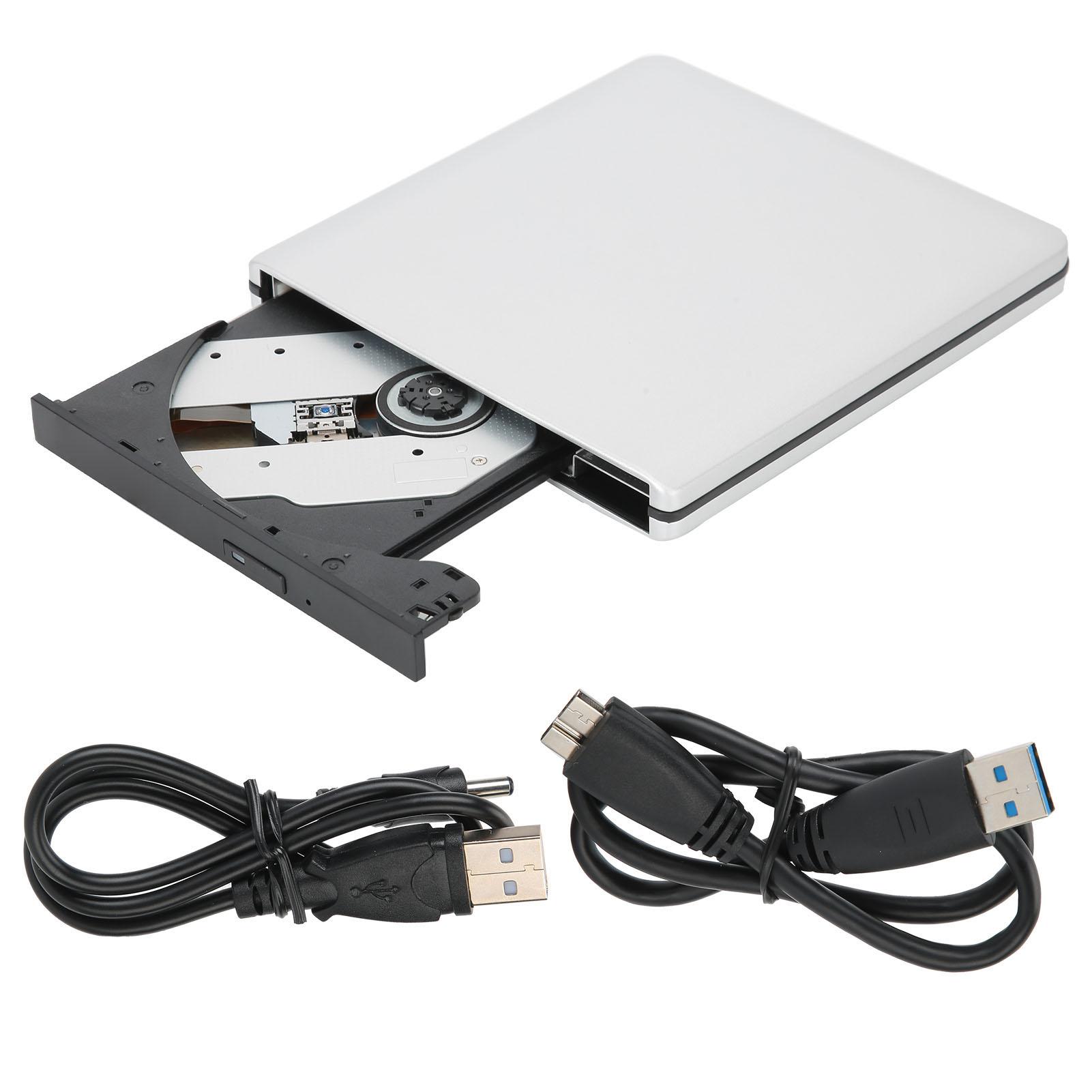 

Super Slim Drive USB3.0 Interface Portable External DVDRW CD VCD Optical Disc Rewriter