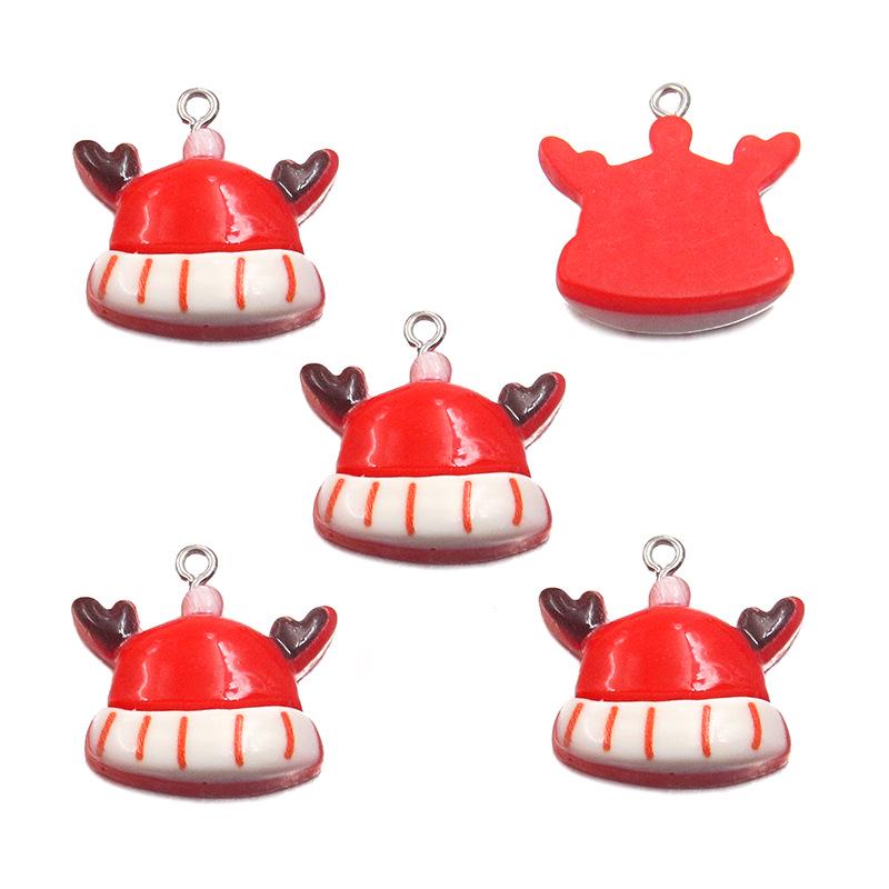 DIY Cartoon Christmas Resin Ornaments: Santa, Snowman & Reindeer Charms