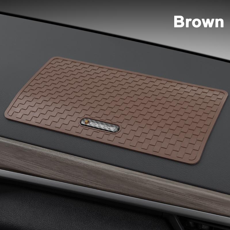 Car Non-Slip Mat Sticky Dashboard Sticky PVC Pads For Porsche 911 718 Taycan Panamera Cayenne Macan Boxster Cayman Pajun 918 944