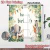 2pcs   2D FLAT PRINTING Curtains (Without Rod) Jungle Party Popular Curtains Polyester Curtains All Seasons for Semi-transparent