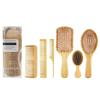 Nan Bamboo Comb Set for Kids: Air Cushion, Wide Tooth, and Pointed Tail Combs - Eco-Friendly and Gentle Massage.