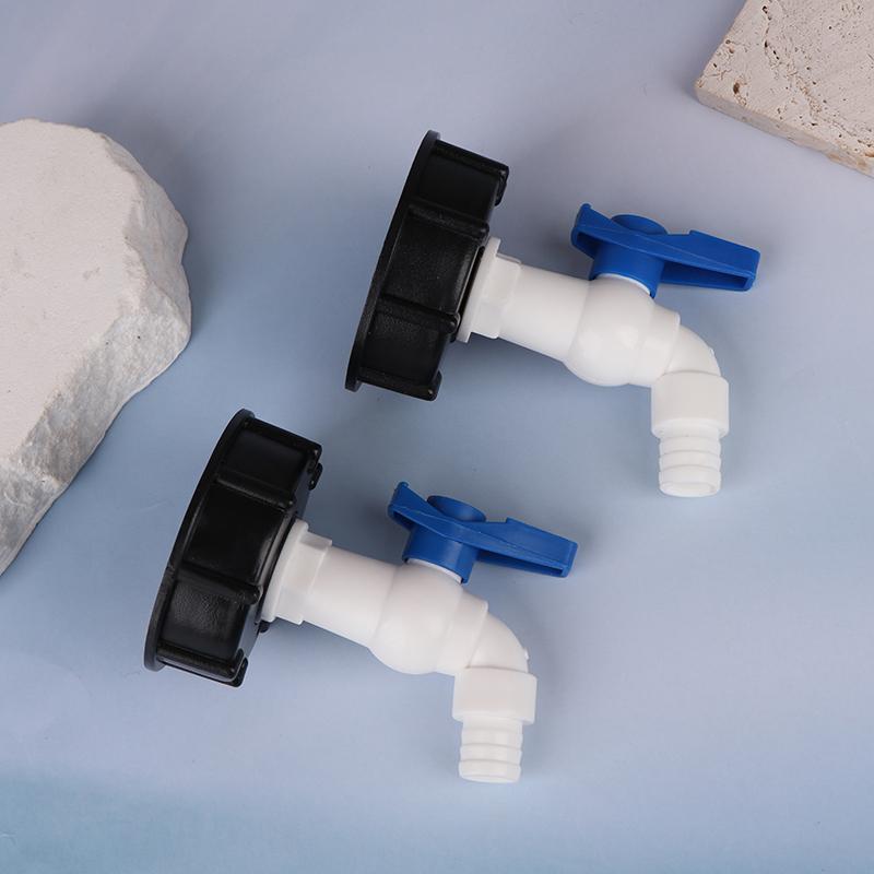 IBC Tankadapter 1/2 3/4 Zoll Kunststoffhahn Ersatzventil 60 mm Grobgewinde Import Gartenwasseranschlüsse Ablaufadapter
