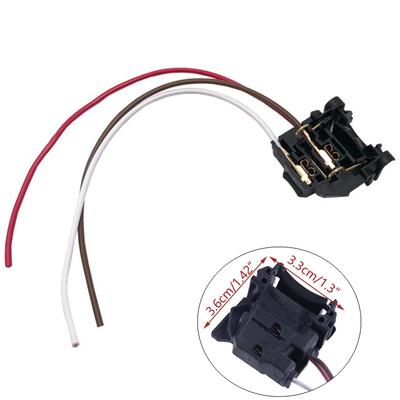Schwarzer Auto H7 Abblendlicht Lampe Scheinwerfer Glühbirnenhalter Adapter Kabelbaum Passend für Focus 2 MK2 Focus 3 MK3