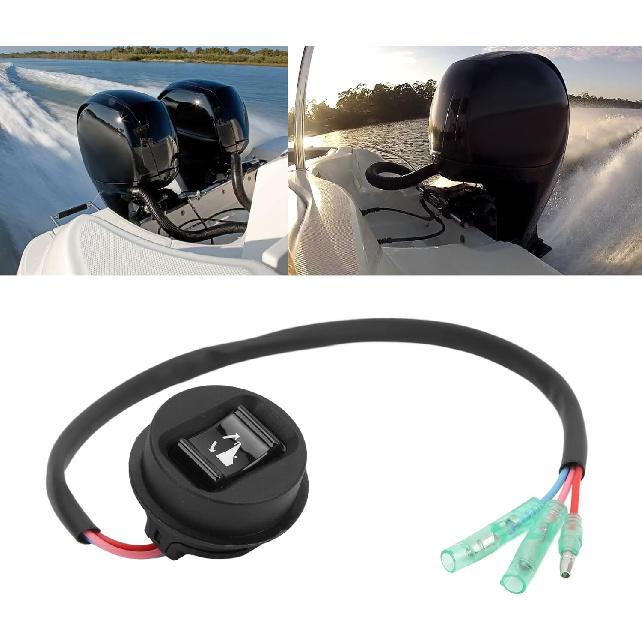 Trim Tilt Switch, 3pin Power Trim Tilt Switch Assembly 3F3‑72615‑0 Replacement for Outboard Motor