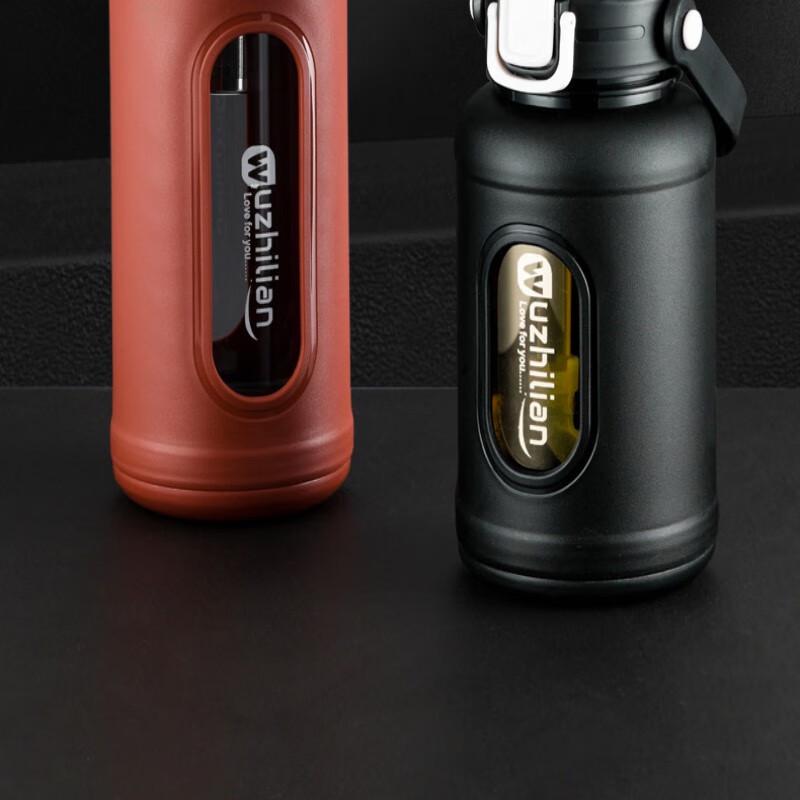 Shangqi Large Capacity Anti-Drop Glass Water Bottle with Tea Infuser