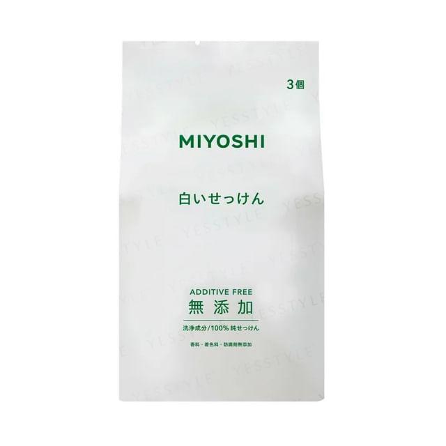 MiYOSHi - Белое мыло без добавок 108g x 3