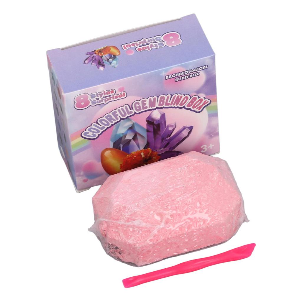 18pcs Stone Dig Kit with Chisels Rock Collection Science Toys Educational Rock Excavation Kit Type