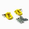 1:10 Scale Remote Control Model Car with Metal Parts, Red Rescue Buckle, Climbing Capabilities, and Simulation Hook (Pair with Screws)