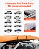 Soft Roof Rack Pads 15.5in 176lbs Load Capacity for Kayak Canoe Surfboard