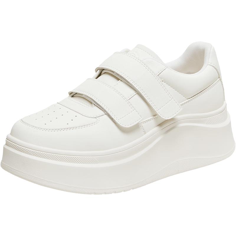 TATA 2026 Spring Fashion Casual Thick Sole Board Shoes 37