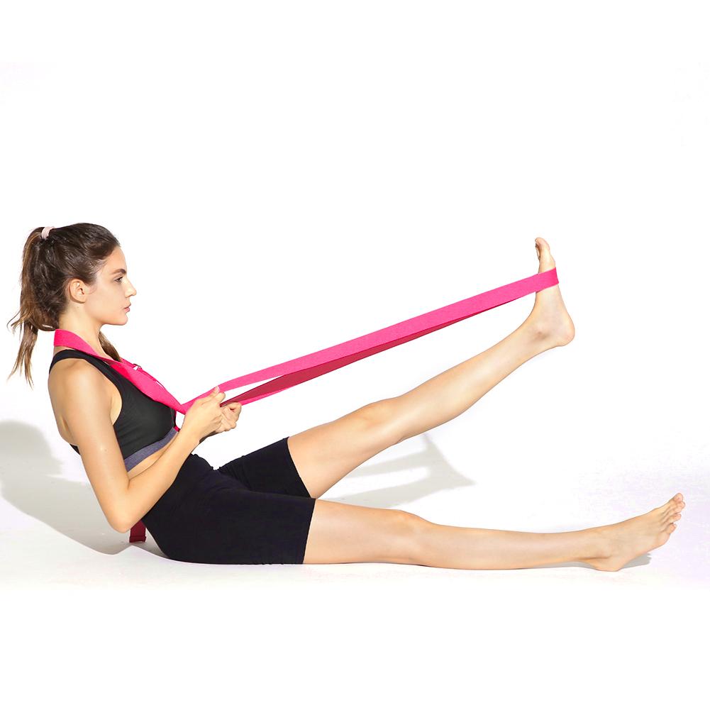   Stretching Strap Sports Training Belt Waist Leg Should  Fitness Belt Pink