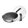 SUPOR 32cm Stainless Steel Honeycomb Non-Stick Wok
