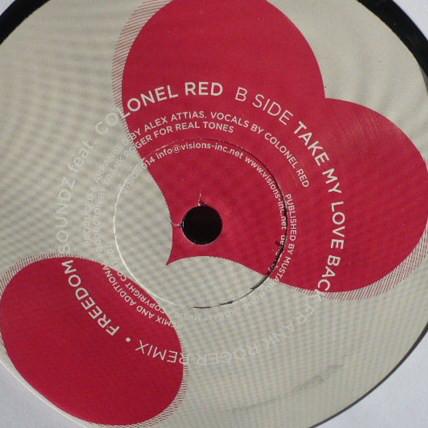 

12inch Record FREEDOM SOUNDZ, COLONEL RED - Take My Love Back VISION014 Visions Inc 2007 UK Dance & Electronica Used