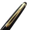 Very Good MONTBLANC fountain pen Meisterstück Classic white star Black gold 14K Used