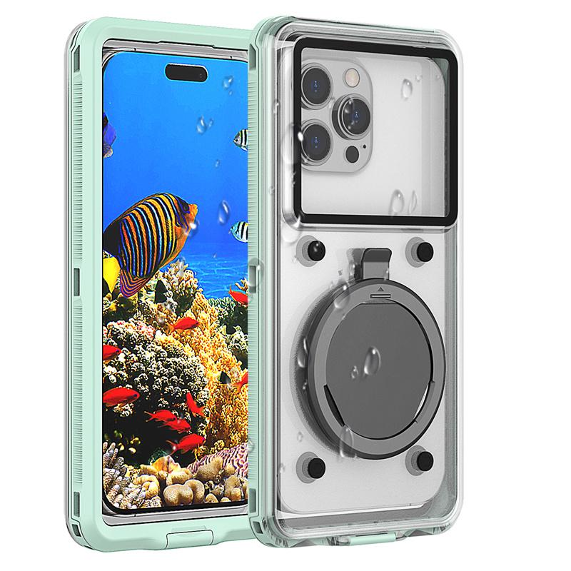 Luxury Airbag Waterproof Swim Bag Phone 6.9 Inch Screen Universal Shockproof Back Cover