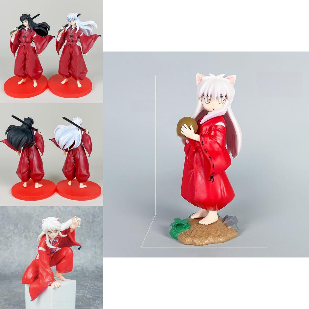 Inuyasha Pvc Figure Set With Assembled Design For Anime Collectors
