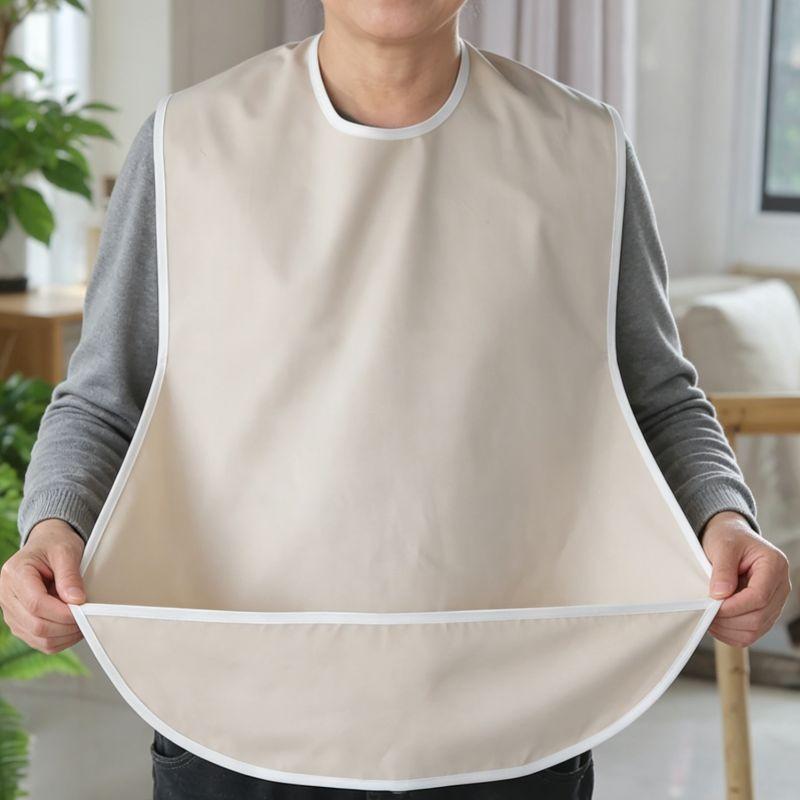 Waterproof Bib Adults Kids Wear-resistant Anti-wet Eating Feeding Daily Use