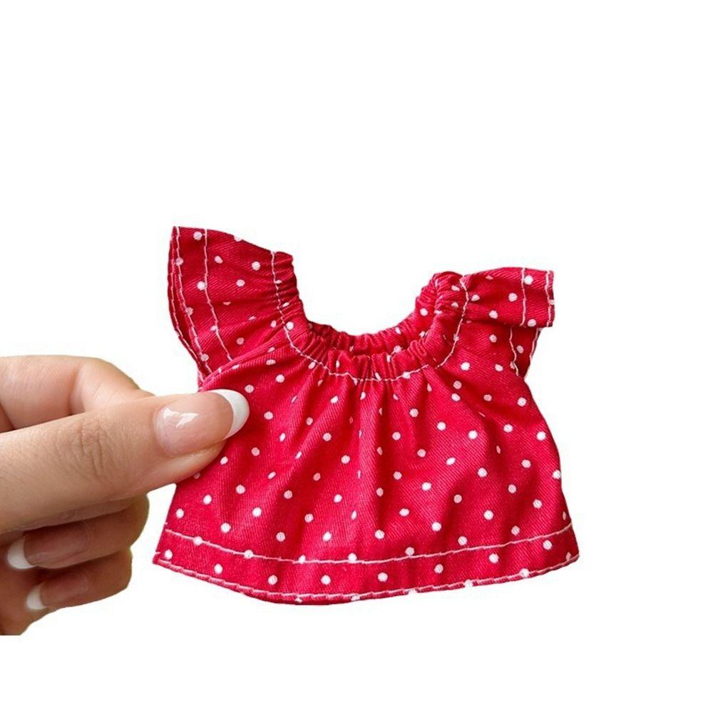 Multistyles Cotton Doll Tops Casual Wears Doll Clothes Accessories Kids Toys  for 10cm Cotton Dolls
