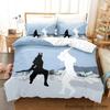 Samurai Anime Bedding Set Single Twin Full Queen King Size Duvet Cover Sets for Adult Kid Bedroom
