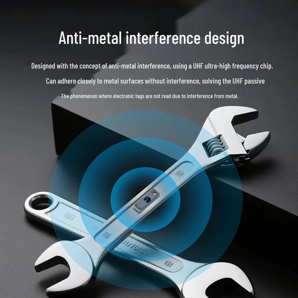 Ultra-High Frequency Passive RFID Anti-Metal Tag, PCB, High Temperature Resistant, Long Distance, Industrial Use