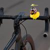 Motorcycle Handlebar Yellow Duck Decoration Rubber Duck Toy Car Ornaments Car Dashboard Decorations With Propeller Helmet