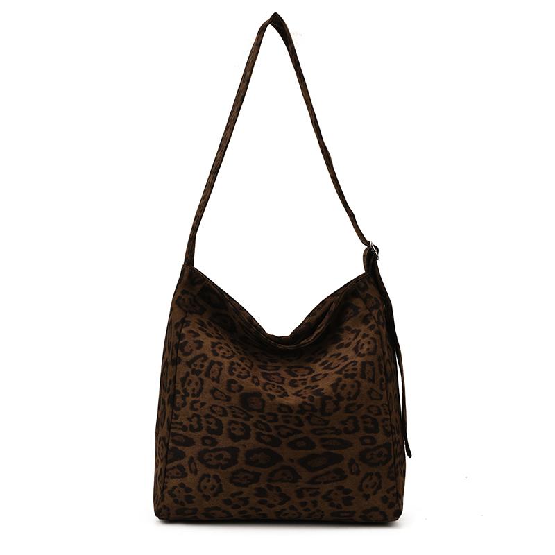 

Винтажная сумка-тоут с леопардовым принтом, женская сумка, большая вместимость, сумка через плечо