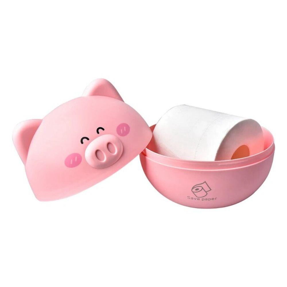 Plastic Bear Head Napkin Holder Waterproof Lovely Toilet Paper Box  Living Room