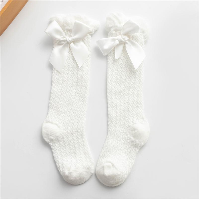 Girl Long Tube Socks Princess Children's Knee High-quality Warm Dance Cute New Bow Long Socks High Quality Kids Socks