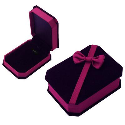 Bruiloft Ringdoos Elegante Ketting Oorbellen Ring Hanger Sieraden Display Opslag Cadeaudoos 7*9cm
