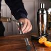 16-Piece Stainless Steel Cocktail Shaker & Bar Tool Set with Measuring Cups