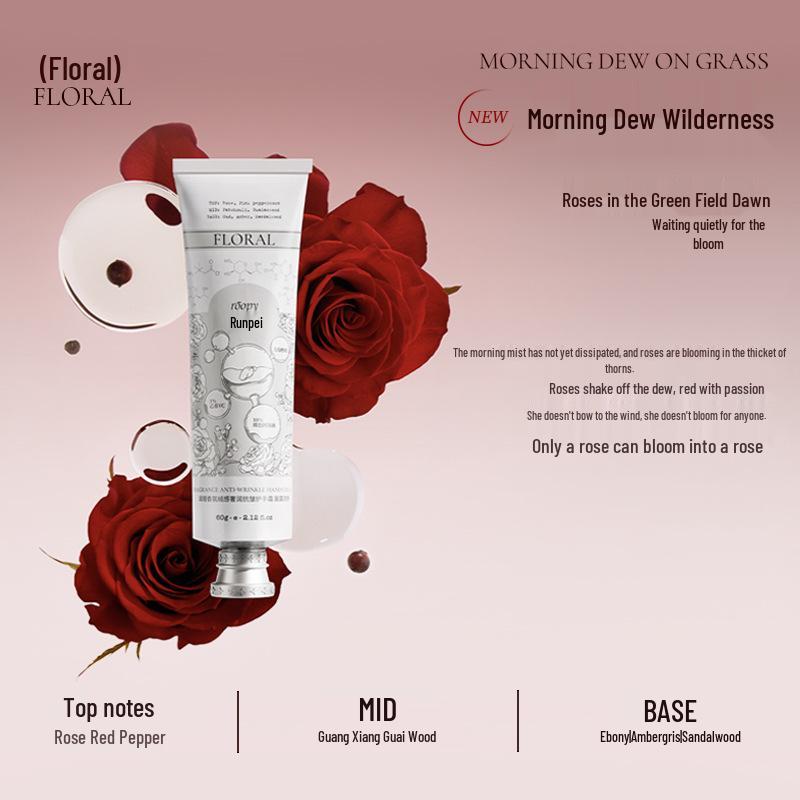 Anti-Wrinkle Moisturizing Hand Cream – Velvet Scent, Long-lasting Hydration.