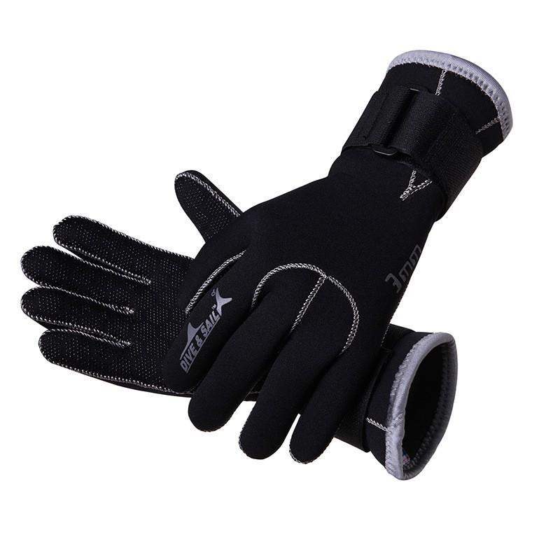 3mm Neoprene Diving Gloves Snorkeling Surfing Scuba Swimming Water Sports Protection Anti-Slip Abrasion Resistant Warm