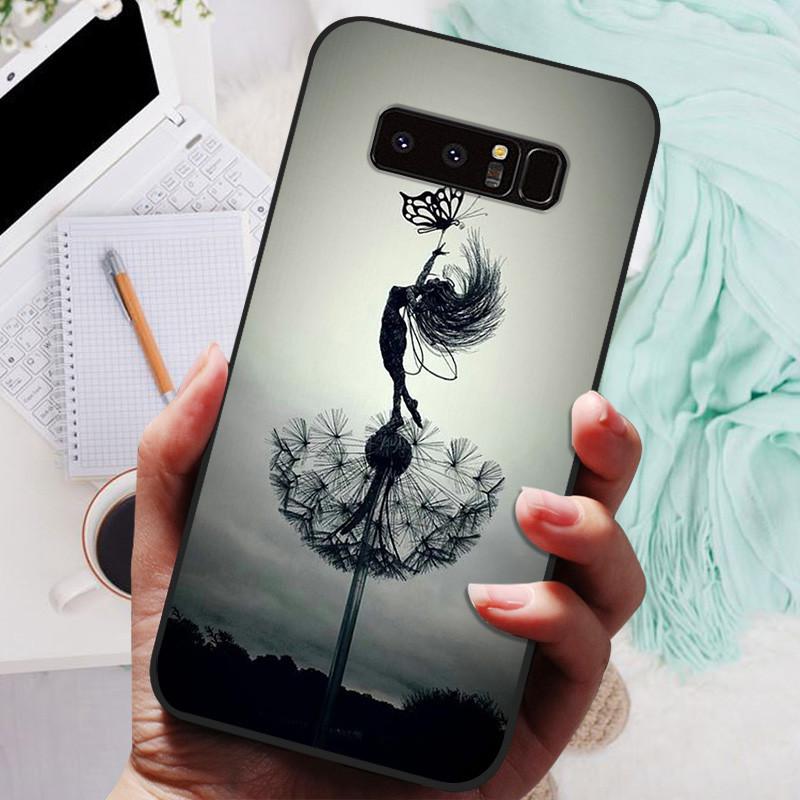For Samsung Note 8 9 7 5 Case Cover Wolf Cat Animals Silicone Soft Back Cases For Samsung Galaxy Note 9 Note8 Note7 Phone Case