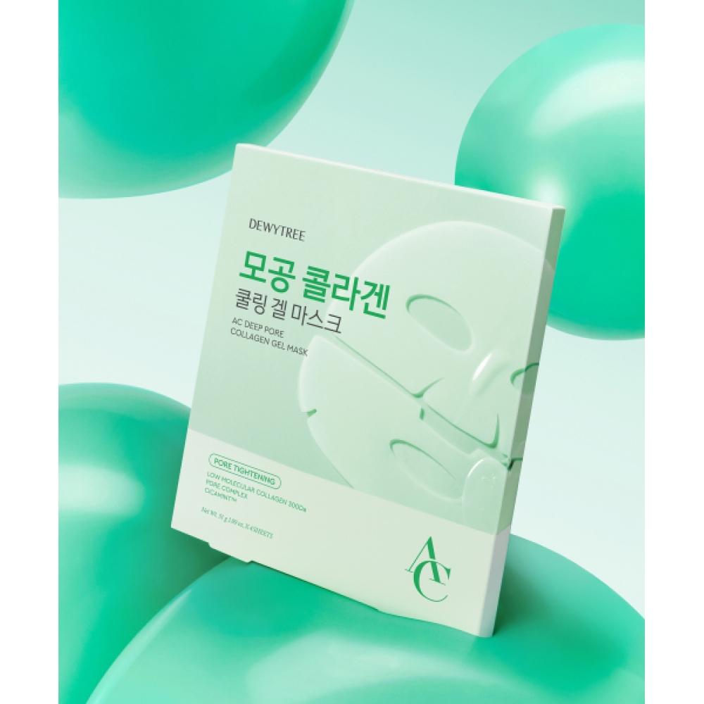 

Dewytree [4 Sheets] Ac Deep Pore Collagen Gel Mask 1 Day 1 pAck none