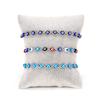 2026 Trendy Turkish Evil Eye Bracelet Handmade Crystal Beads Lucky Blue Eye Charm Bracelet Adjustable Female Jewelry Party Gift