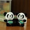 Cute Realistic Panda Plush Toy Backpack Adorable Panda Accessory Bear Keychain Kids Gift Large Panda Stuffed Animal
