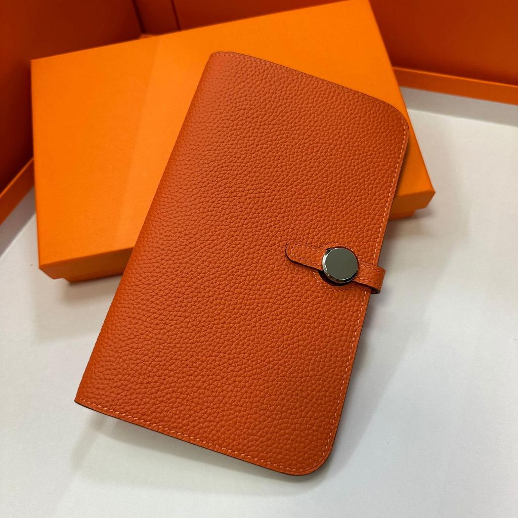 Primul strat togo piele de vacă geantă de pașaport portabilă, portofel lung versatil 2023 nou piele geantă de monede de capacitate mare